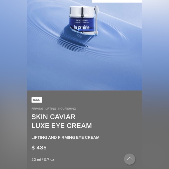 NEW 5xLa Prairie SKIN CAVIAR LUXE EYE CREAM LIFTING AND FIRMING EYE CREAM 3ML - Picture 3 of 5